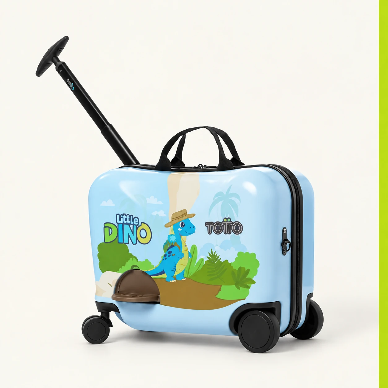 Maleta infantil Travel Fun XS · Azul claro multicolor · Dinosaurios · Foto 1