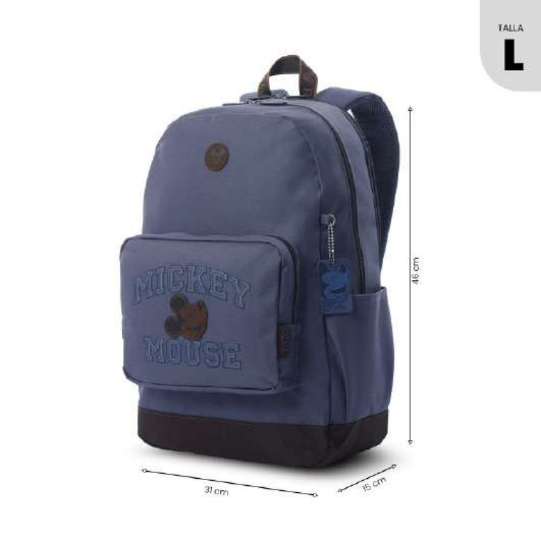 Mochila Mickey Young Adult L · Azul / negro · Foto 1